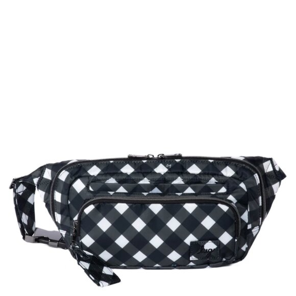 Brand New Lug Gingham Black Hitch Belt Bag
